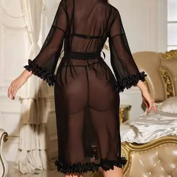 Одежда новое сексуальное нижнее белье сексуальное женское сетчатое кружевное платье домашняя одежда сексуальный костюм S