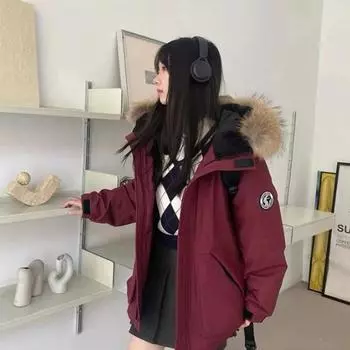 Одежда с хлопковой подкладкой 2024 года, зимняя новая одежда с хлопковой подкладкой, женская одежда с хлопковой подкладкой высокого класса, зимнее толстое пальто S
