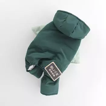 Одежда с капюшоном из хлопка для четвероногих питомцев, Jump Color, шапка на плечо, одежда для собак, кошек, чихуахуа, зима XS