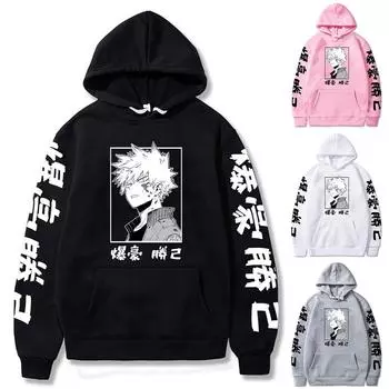 Одежда с капюшоном, милая толстовка с 3D принтом мультфильма, уличная одежда, женская толстовка с капюшоном L чёрный