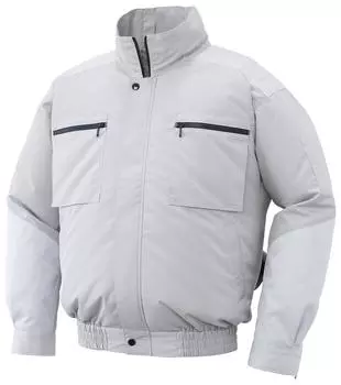 Одежда с кондиционером Wind обработанная титаном Wind Route блузон с длинным рукавом KU92600 серебристый LL SUN-S [Только одежда] серебряный