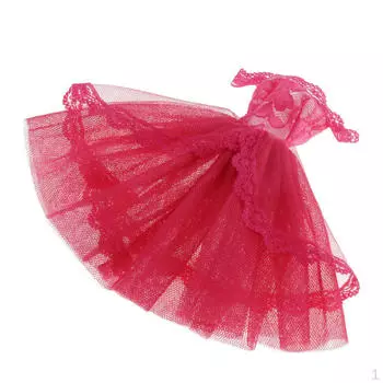 Одежда с открытыми плечами, кружевное платье / 6 аксессуаров, аксессуары красный