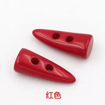 Одежда смоляные роговые пуговицы, милая детская одежда, мужские пуговицы для пальто, пуговицы для свитеров Horn Red * Length 41mm