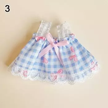 Одежда украшения принцессы платье милые плюшевые куклы одежда для 10~15 см хлопковая кукла/EXO Idol куклы 3