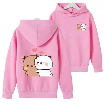 Одежда Wednesday Addams для девочек, розовая толстовка с капюшоном, ... 100