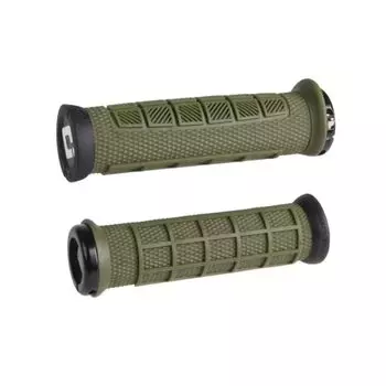 ODI Grip ELITE PRO Army Green Lock-On V2.1 w/Blk D33EPAG-B