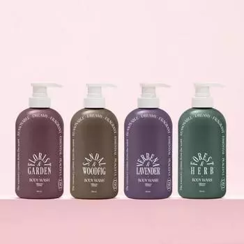 Odide Молоко в Sera Парфюмированный гель для душа 500 мл 4 вида Florist Garden