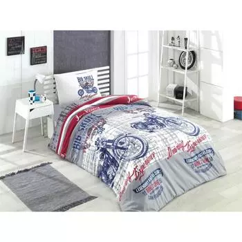 Один мальчик мальчик пододеяльник набор мотоцикл