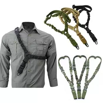 Один одноточечный ремень-банджи-слинг QD пряжка Pad слинг, охота и спорт на открытом воздухе с подарком One Size армия зеленый