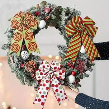 Один рулон рождественской елочной игрушки своими руками шелковая лента шириной 6,3 см