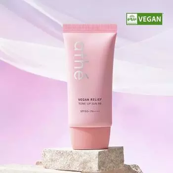 [Один слой тонирования] Arte Vegan Relief Tone Up Sun BB 50 мл, корейский солнцезащитный крем