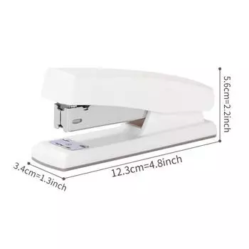 Один степлер, экономящий труд степлер, степлер Office 12, стандартный степлер на 20 страниц, штабелируемый белый