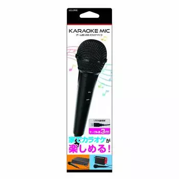 Один USB-микрофон для караоке Легко подключается и используется, просто подключив шнур к игровой консоли Длина кабеля 3 м Совместимость с Nintendo