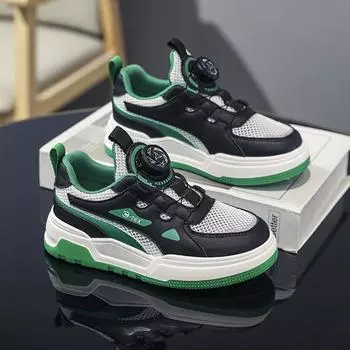 Одинаковый стиль для мужчин и женщин, вращающиеся кнопки Classmates, тонкая сетка, дышащие и удобные детские скейтборды среднего и большого размера 30