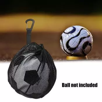 Одинарная баскетбольная сумка, сумка для хранения футбольного мяча, сетчатая волейбольная сумка с карманом на молнии, сумка-сетка для хранения спортивного инвентаря