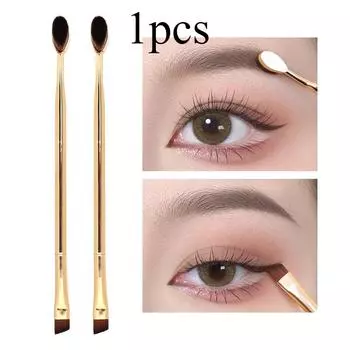 Одинарная двухголовая зубная щетка Кисть для макияжа Кисть для консилера Инструмент для макияжа 1pc