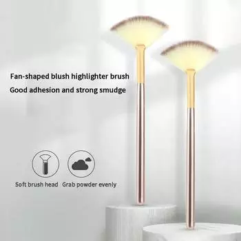 Одинарная зубчатая кисточка для макияжа Кисть для пудры Кисть для эссенции розового золота