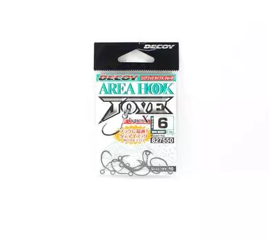 Одинарные крючки Decoy AH-10 Jove Area Plug, размер 6 (7550)
