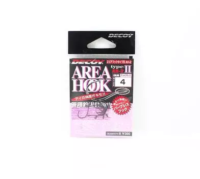 Одинарные крючки Decoy AH-2 с затыканием по площади, размер 4 (1351)