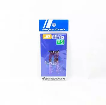 Одинарные крючки Major Craft JPS-Assist, размер S (Размер 8) 5 шт в упаковке (4470)