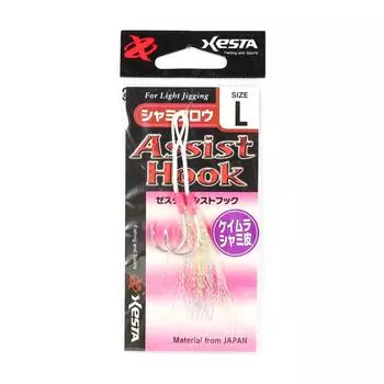 Одинарные вспомогательные крючки Xesta Shami Claw, размер L (3519)