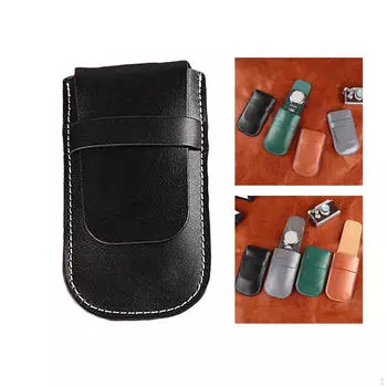 Одинарный чехол для часов, механическая коробка, элегантная сумка для хранения в рулонах для мужчин, чёрный