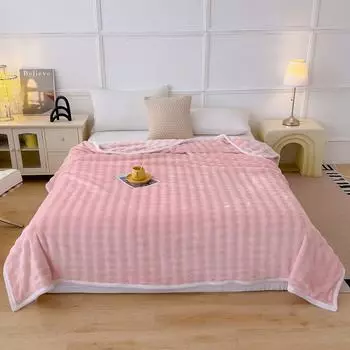 Одинарный/Королевский/Супер Кинг Утолщенный Флисовый Плед для Кровати или Дивана, Мягкий Плюшевый Плед 100x150cm