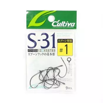 Одинарный крючок Owner S-31 для ложки размера 1 (9459)