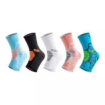 Одинарный нейлоновый трикотаж, защита лодыжки для бега и танцев на открытом воздухе, дышащая эластичная компрессионная защита для баскетбола, фитнеса, защита лодыжки для упражнений Average code (single)