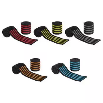 Одинарный размер, эластичная обмотка, наколенники, наколенники для фитнеса, бега, поднятия тяжестей, надколенник, регулируемые спортивные наколенники на липучке. Average size single красный