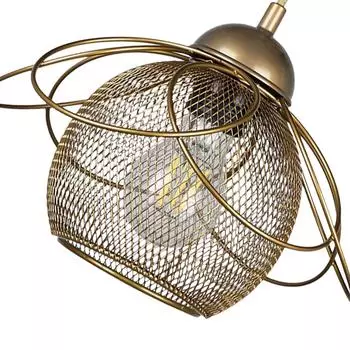 Одиночная люстра World с антикварной корзиной