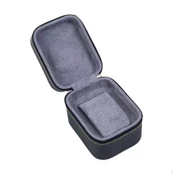 Одиночные часы шкатулка для хранения ювелирных изделий кейс органайзер дисплей наручных часов коричневый