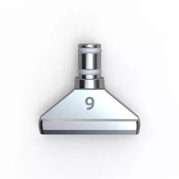 Одиночные наконечники для ручек для дизайна ногтей Сменные головки для ручек Головки для точечных дрелей Ручка для алмазной росписи silver-1PC 9 drill head