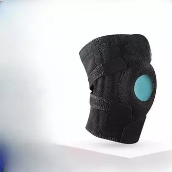 Одиночные спортивные наколенники, силиконовая противоскользящая дышащая скакалка для бега с пружинными наколенниками, защита колена для альпинизма и коленной чашечки.