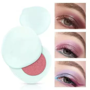 Одиночные тени для век с галькой, блестящие, перламутровые, матовые, земляного цвета, водонепроницаемые, нелегко снять макияж, мини-тени для век #1