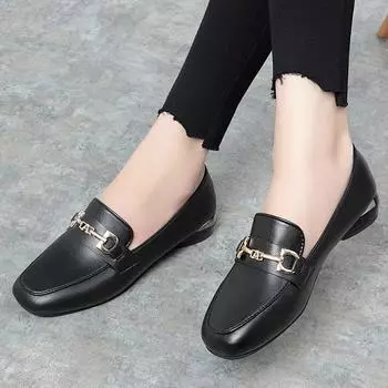 Одиночные туфли кожаные туфли Маленькие кожаные туфли 35 белый