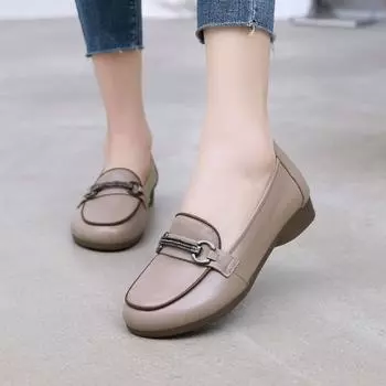Одиночные туфли Повседневная универсальная женская обувь 35