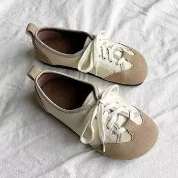 Одиночные туфли повседневные женские с круглым носком на плоской подошве женские студенческие одиночные туфли 35