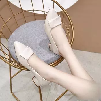 Одиночные туфли Рабочие туфли Лоферы Обувь Four Seasons 34 чёрный