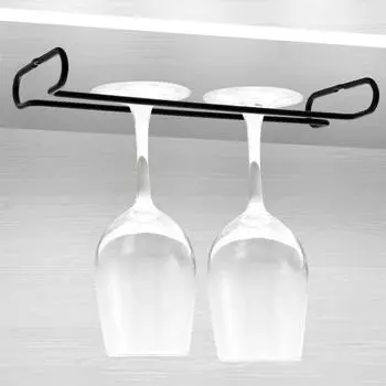 Одиночный держатель для бокалов для вина, бармен, бесплатная доставка, подвесная стойка под шкафом, органайзер для бокалов, железная стойка для инструментов, отделка чашки