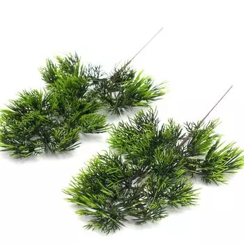 Одиночный клиент Сосновая трава Одиночная сосновая игла Красота Сосна Доминирующее дерево Имитация дерева Декоративное маленькое дерево зелёный
