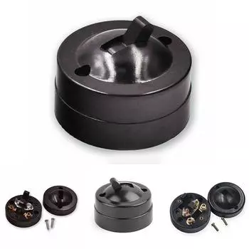 Одиночный переключатель управления, 1 шт., простая установка, украшение для дома