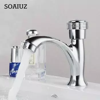 Одиночный смеситель для холодной воды из цинкового сплава, Раковина с одним отверстием, Раковина, Смеситель, Раковина, Раковина, Умывальник, Смеситель Copper core rod