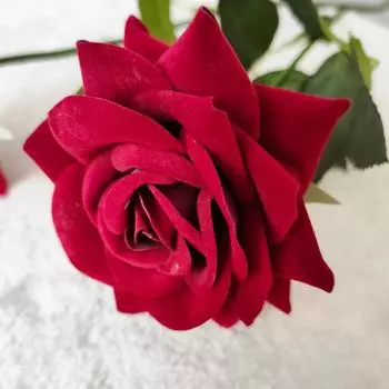 Одинокий любовник Фланелевая роза, имитация цветка, реквизит для съемки, имитация домашнего декора, свадебный искусственный цветок фиолетовый