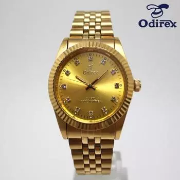 Odirex отечественного производства, роскошные аналоговые наручные часы с золотым металлическим ремешком, популярные корейские часы