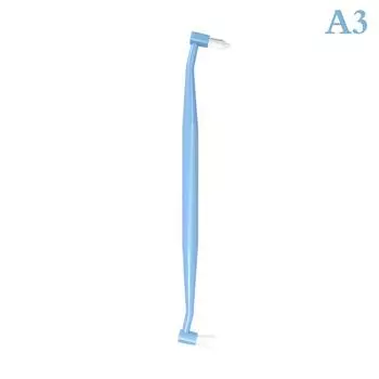 Одна головка щетки, плоская бицепс, ортодонтическая зубная щетка мудрости, мягкая оранжевый