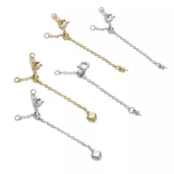 Одна медная регулируемая пряжка, хвостовая цепочка для DIY браслета, ожерелья, аксессуаров для изготовления ювелирных изделий 2.8cm