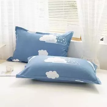 Одна пара моющихся наволочек, комплект из одной наволочки, 48 см х 74 см, 2 чехла для подушек для домашнего хозяйства 48x74cm