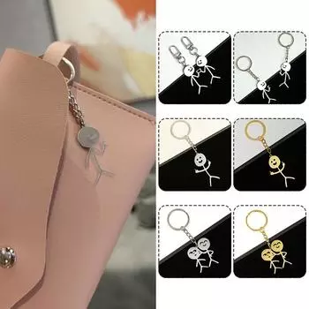 Одна сумка забавная пара фигурок кулон любовь нержавеющая сталь сваха мультфильм брелок