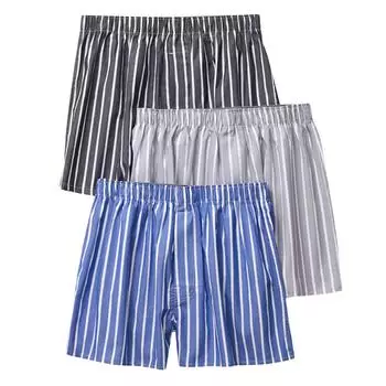 Одна упаковка из 3 шт. мужское нижнее белье, трусы-стрелки, свободное нижнее белье большого размера, мужские пижамные штаны XXL
